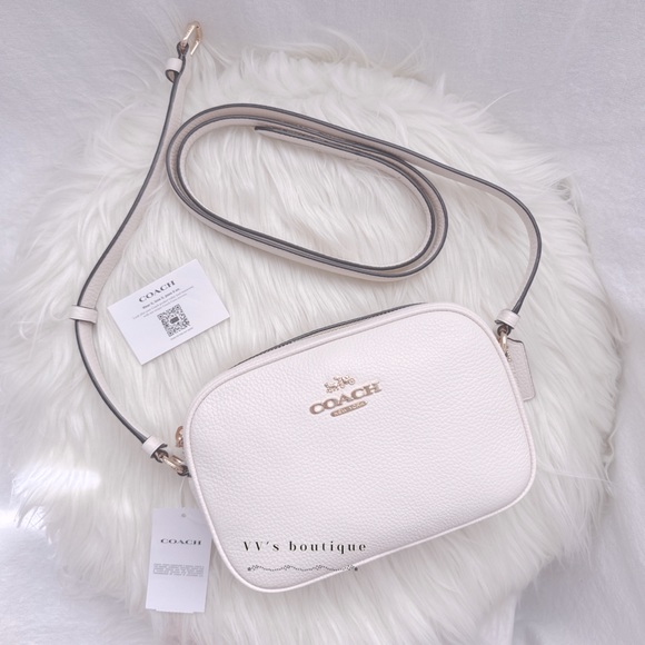 Coach Bags Nwt Coach Mini Jamie Leather Camera Bag Chalk Ca69